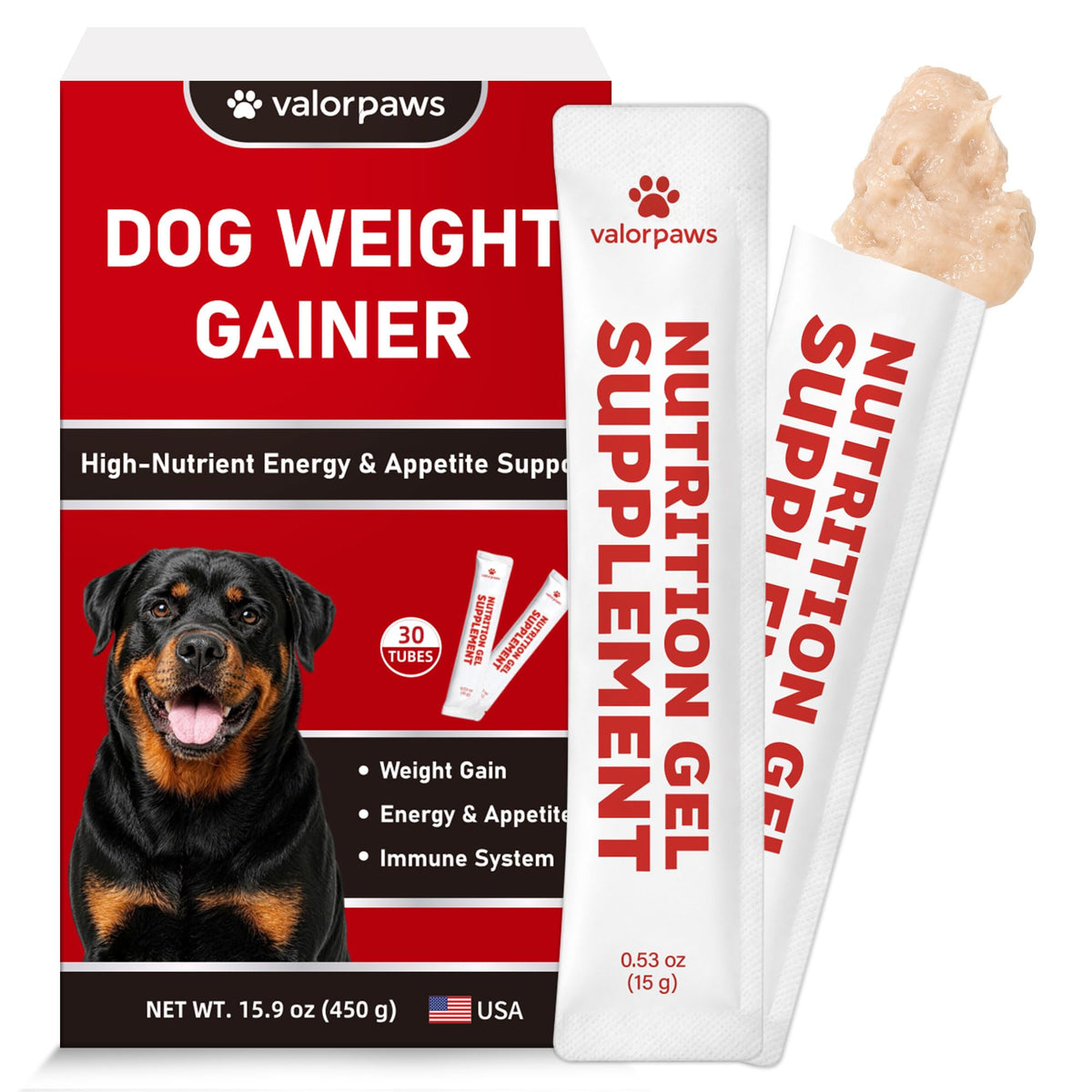 High Calorie Weight Gain Supplement for Dogs with Probiotics, Taurine & Vitamin E R9912