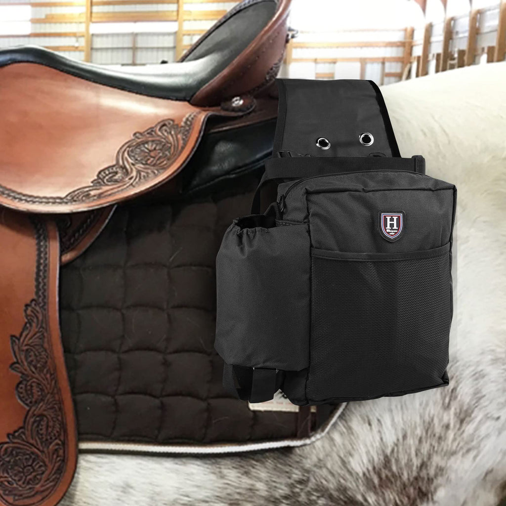 Nylon Western Saddle Bag Black V315324