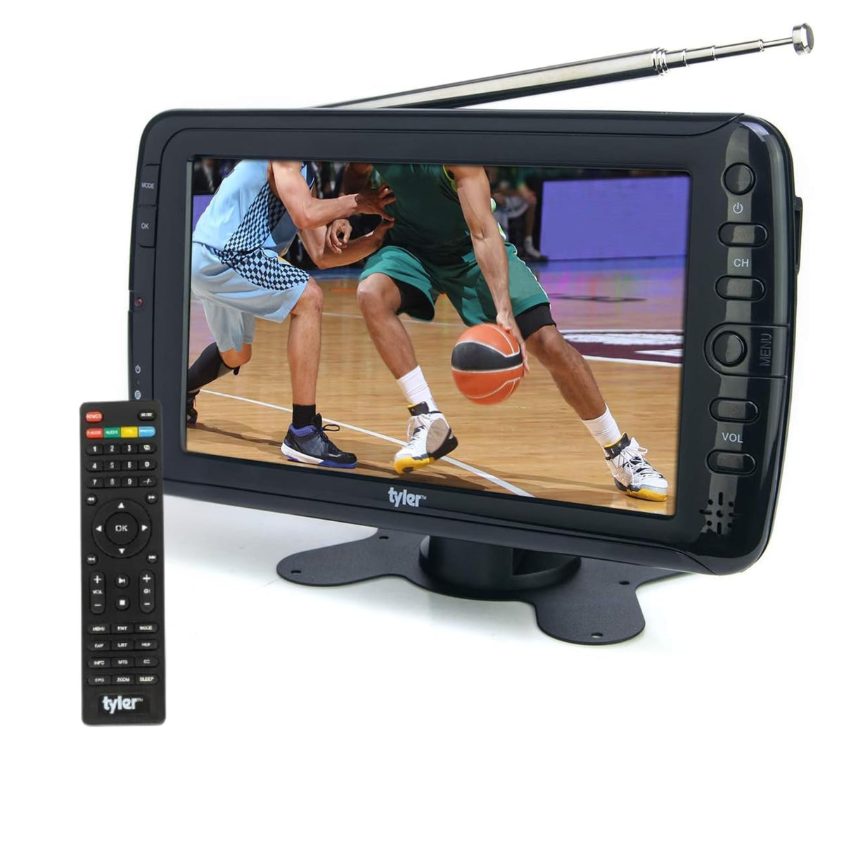 7" Portable LCD TV Rechargeable Battery HD-TV USB HDMI J7530