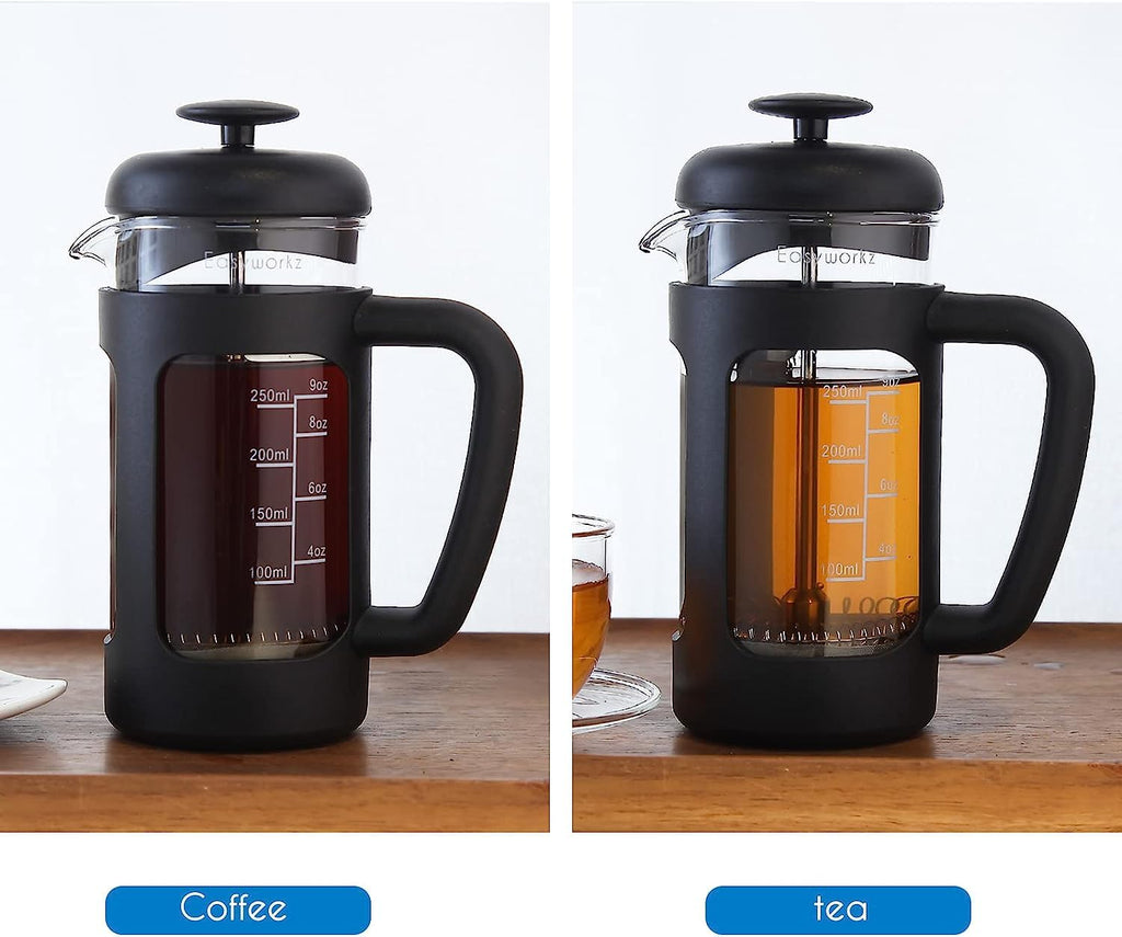 12 oz Stainless Steel French Press and Gooseneck Pour Over Kettle A8089
