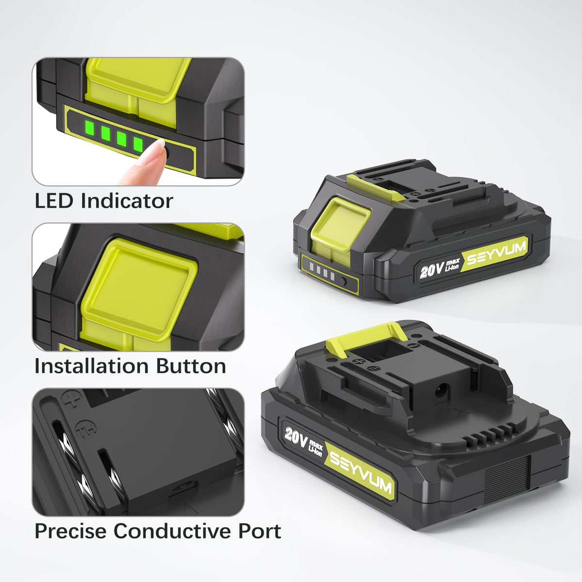 20V MAX 2.0 Ah Lithium-Ion Battery J724