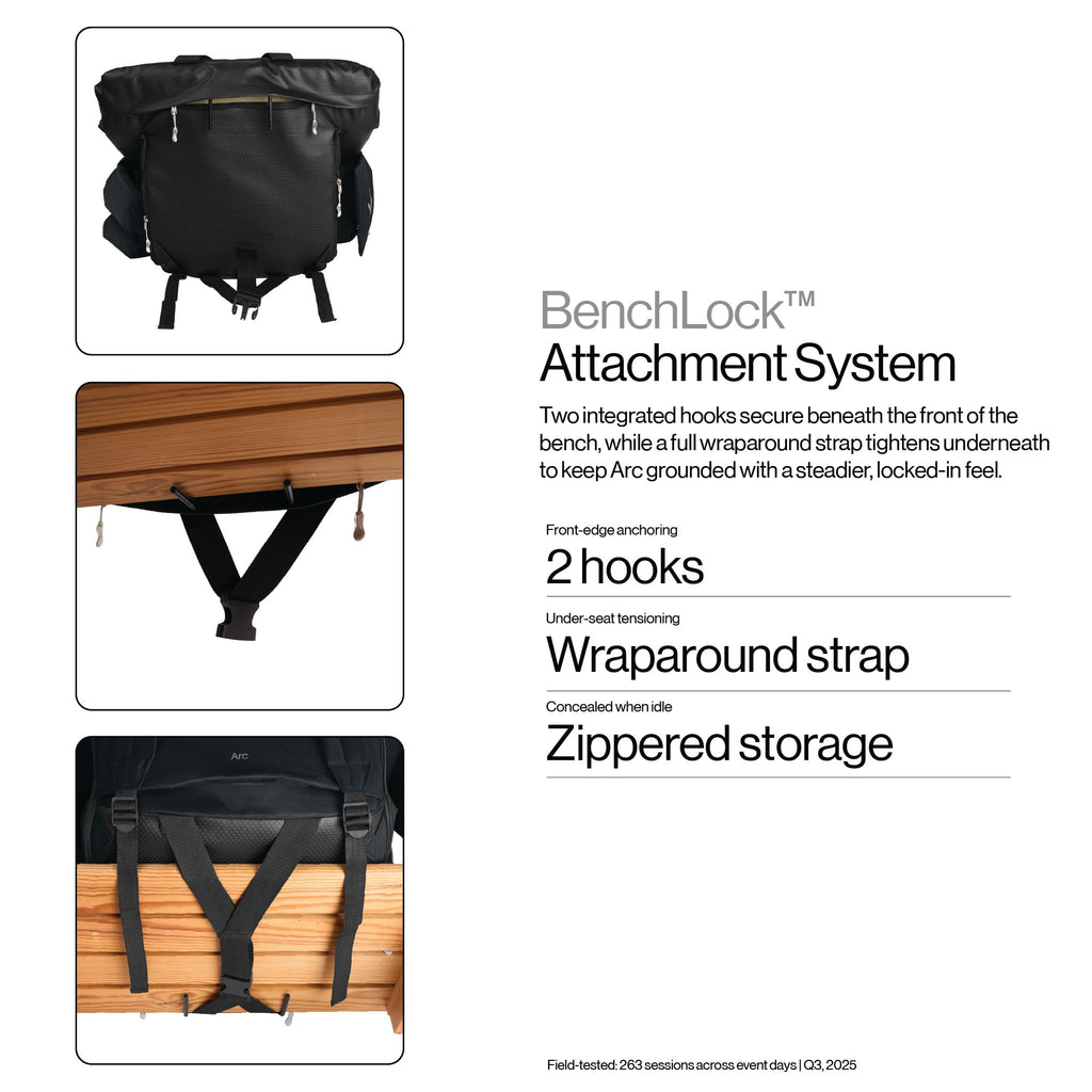 Wide Padded Bleacher Chair with Back Support S284