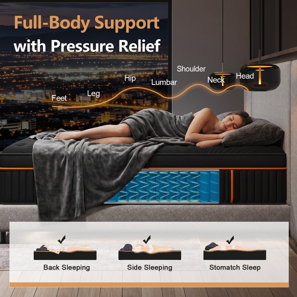 Full Size 14 Inch Hybrid Mattress J248134