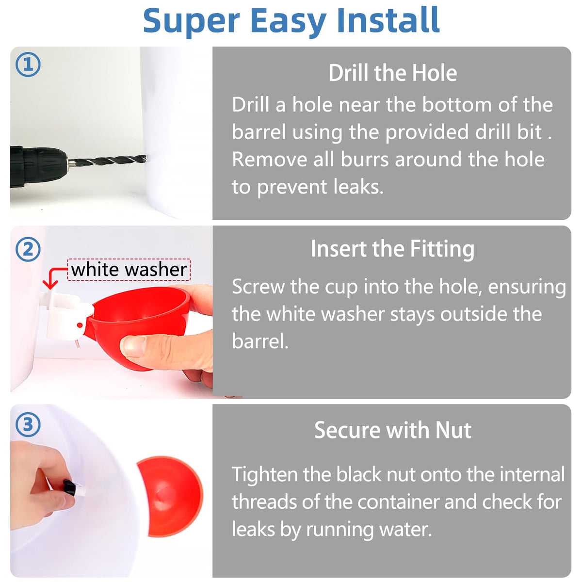 Chicken Waterer Cups D6996