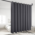 Grey 120 by 84 Inch Blackout Curtain Panel R9494