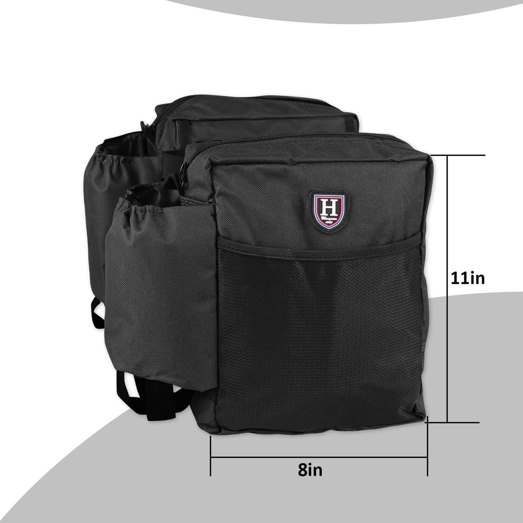 Nylon Western Saddle Bag Black V315324