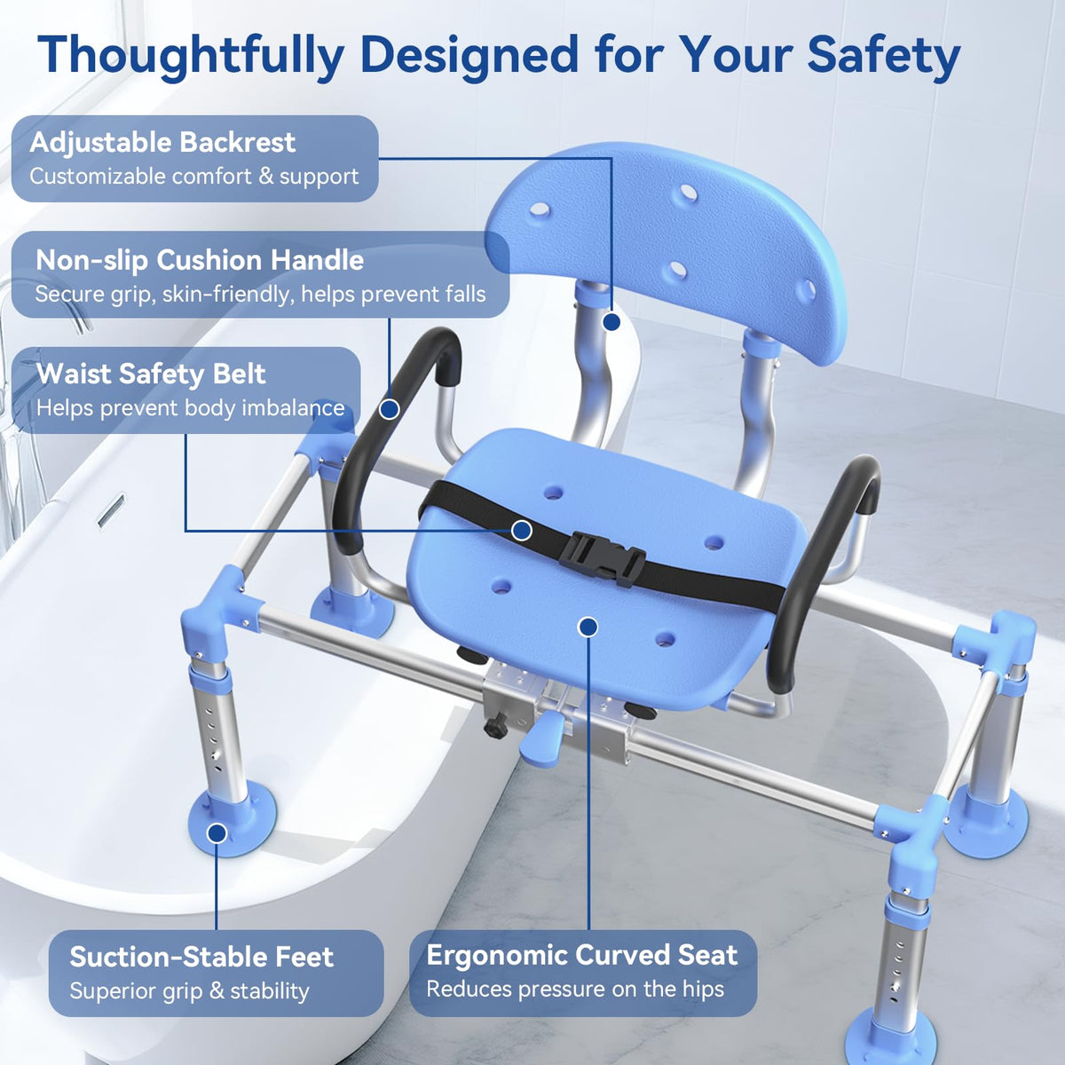Sliding Shower Chair Tub Transfer Bench N522905