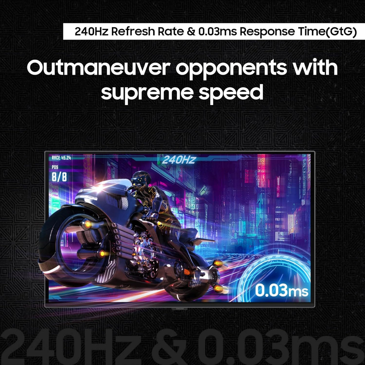27" QHD 240Hz OLED Gaming Monitor R89223