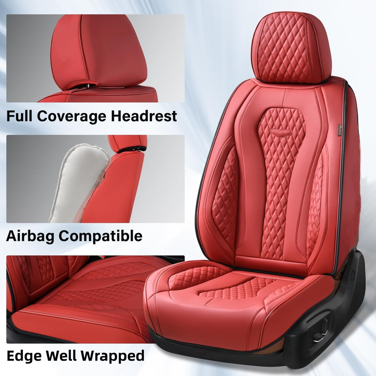 Waterproof Leather Car Seat Covers Full Set Q110915