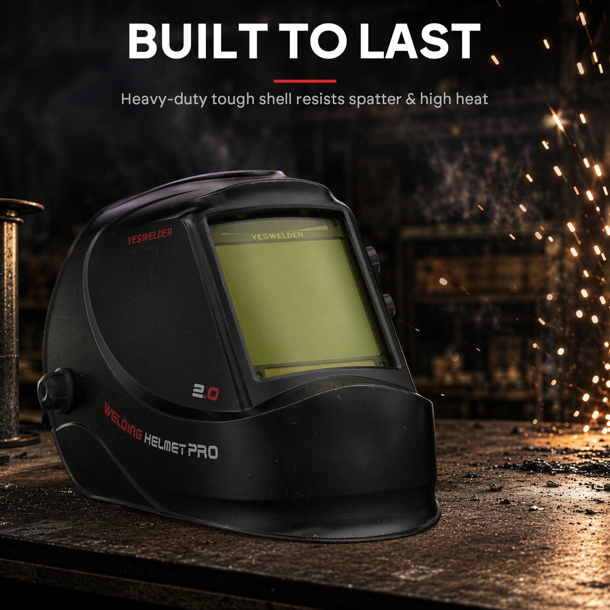 Auto Darkening Welding Helmet Large View O66201