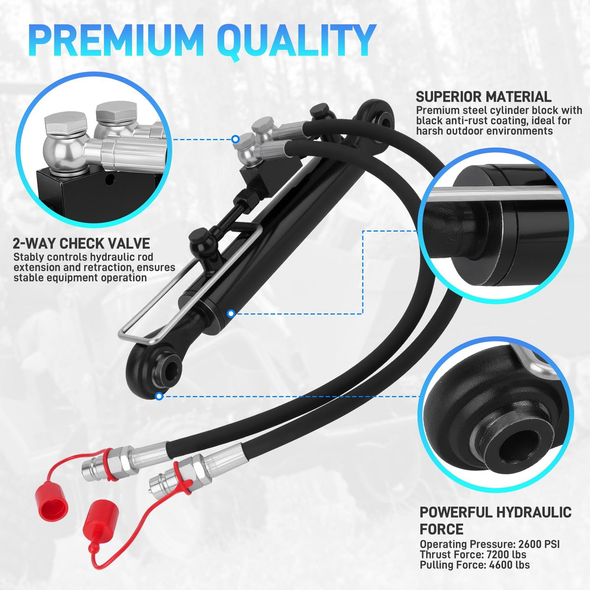 Hydraulic Top Link Cat.1 K39317