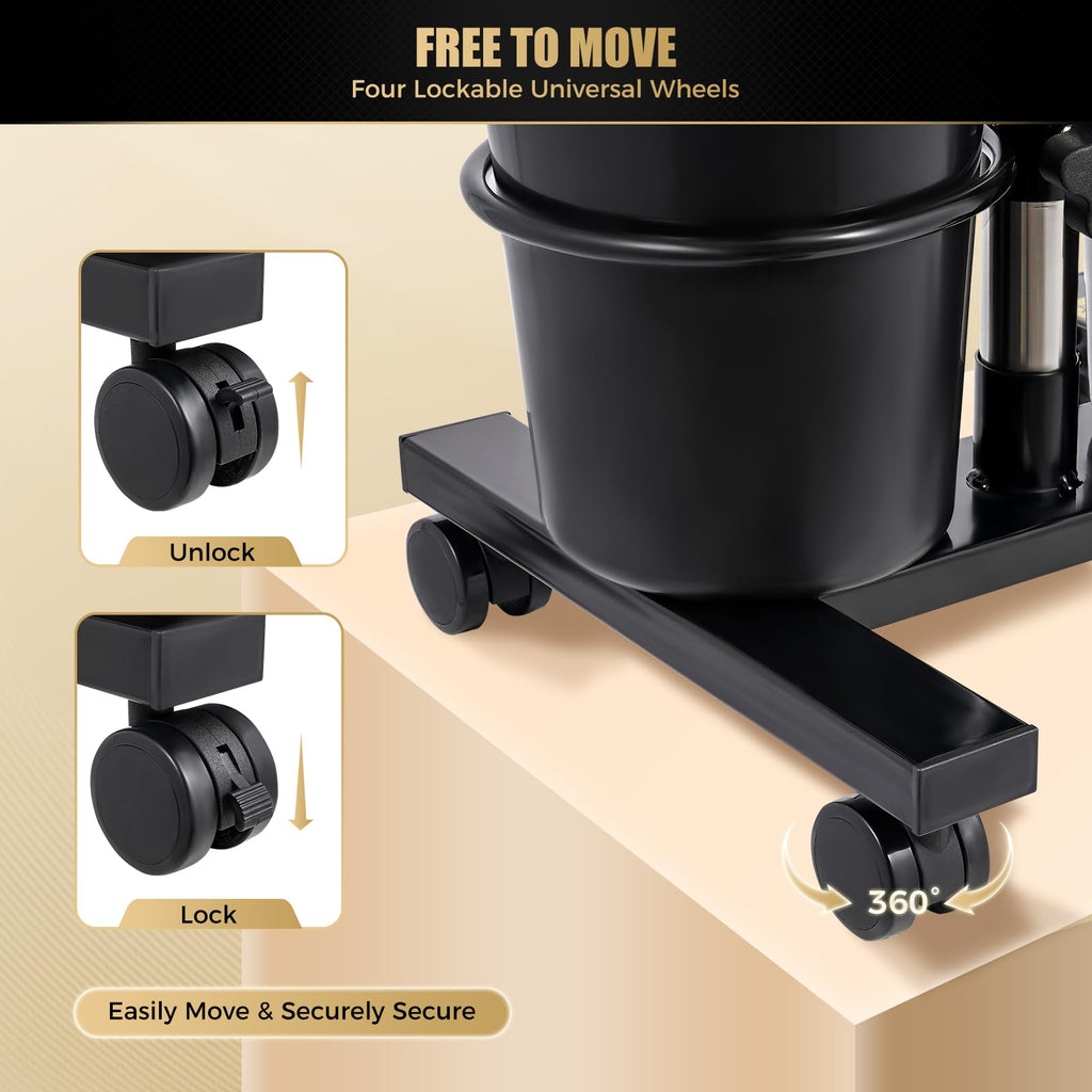 Portable Shampoo Bowl with Dual Buckets and Drain Hoses L3948