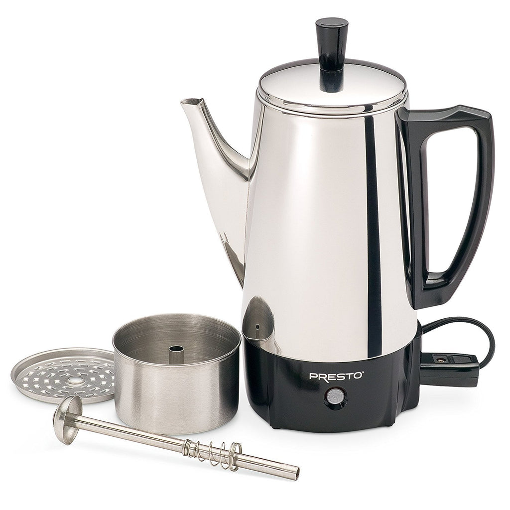 Stainless Steel 6-Cup Electric Coffee Percolator N632