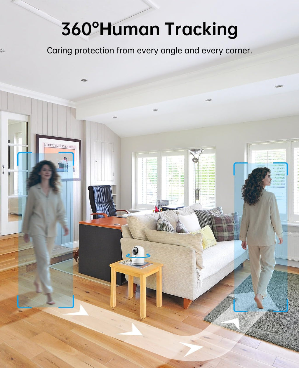 Indoor Security WiFi Camera with Night Light Q9343