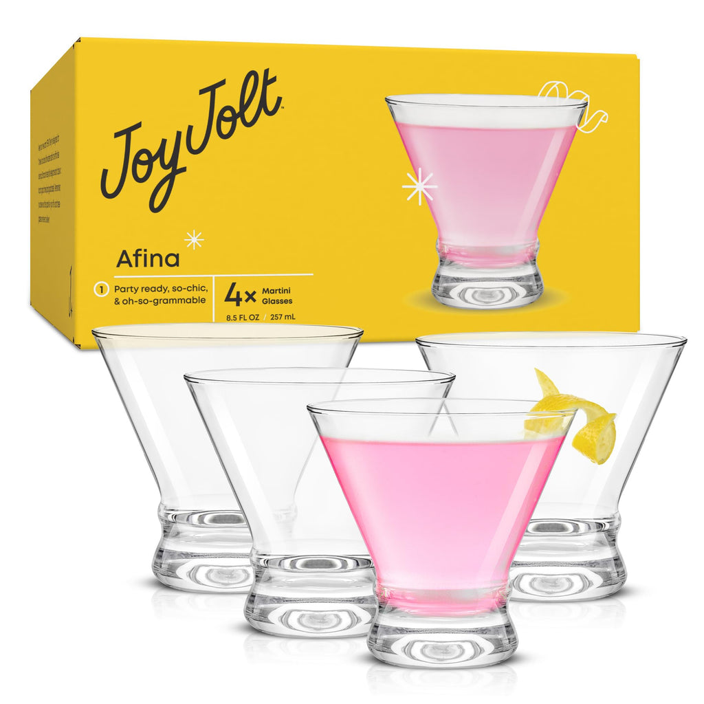 Stemless Martini Glasses Set of 4 E110133