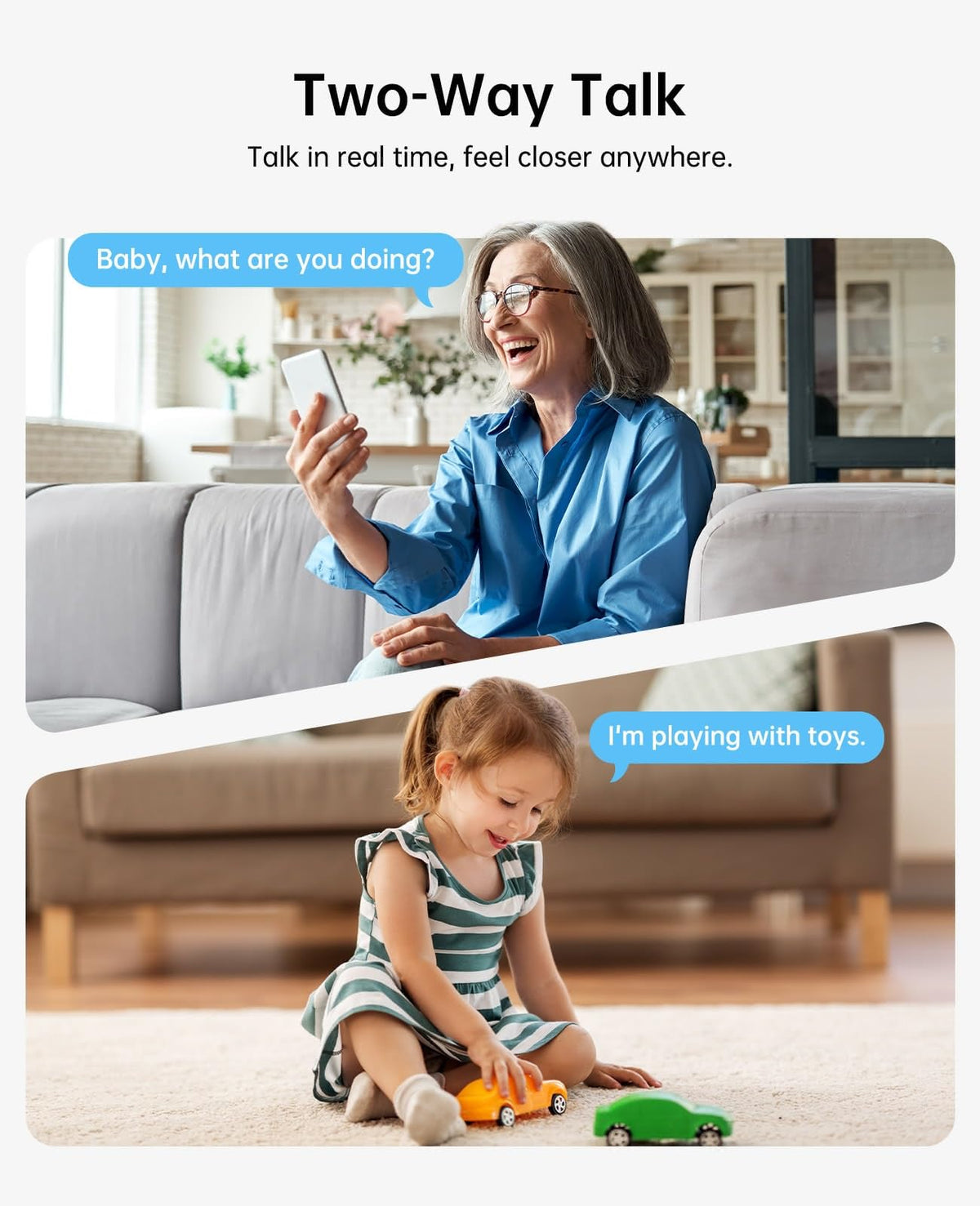 Indoor Security WiFi Camera with Night Light Q9343