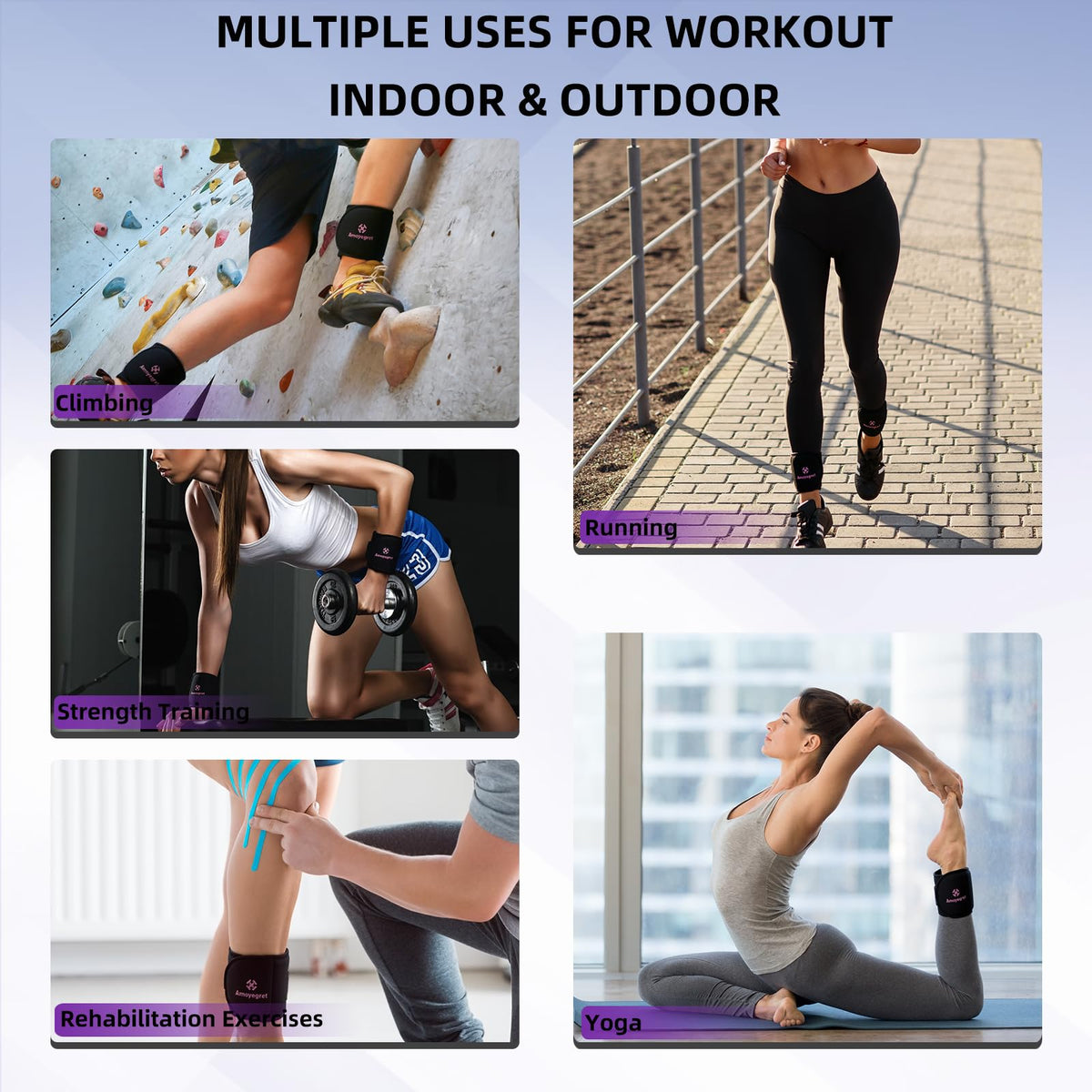 Ankle Weights, Wrist & Leg Weights Set E7967