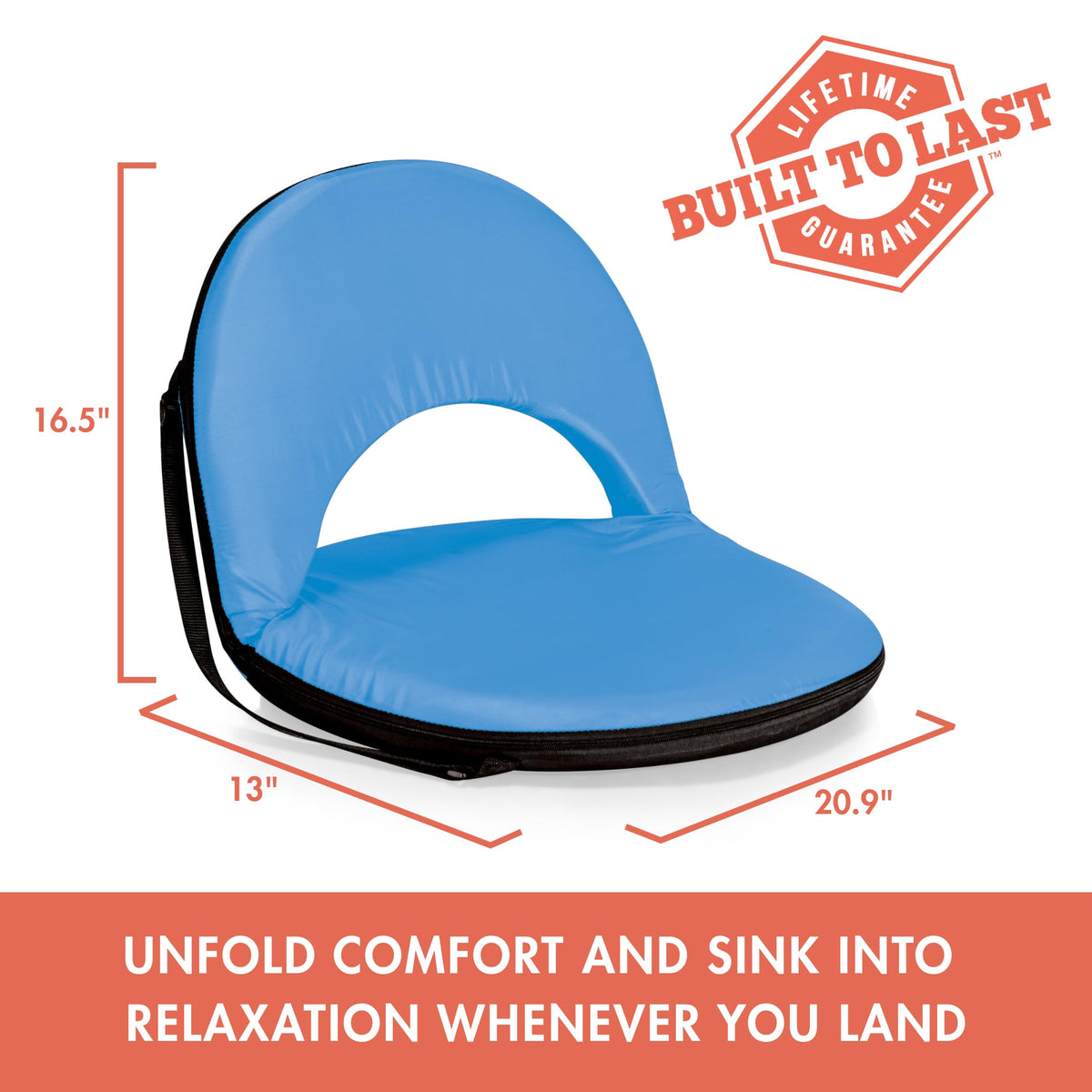 Portable Reclining Stadium Seat with Back Support P768134