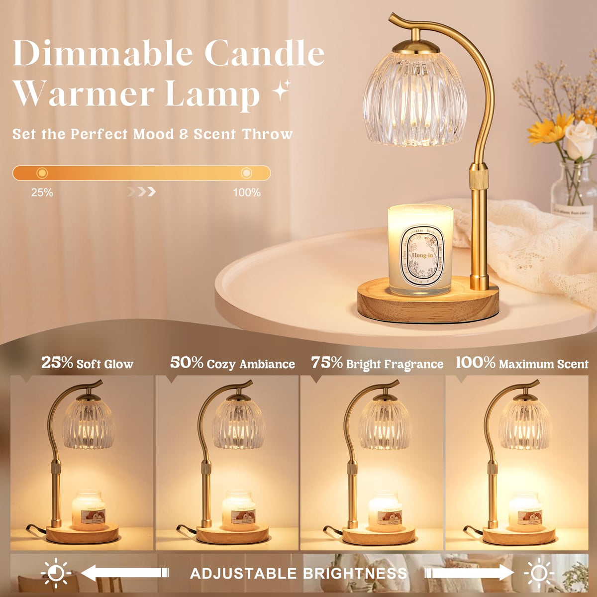 Candle Warmer Lamp with 2 Bulbs P2874