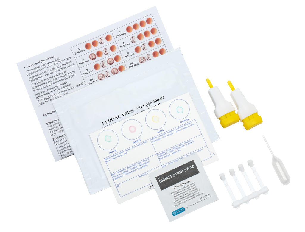 Blood Typing Kit 3 Test Pack Q555
