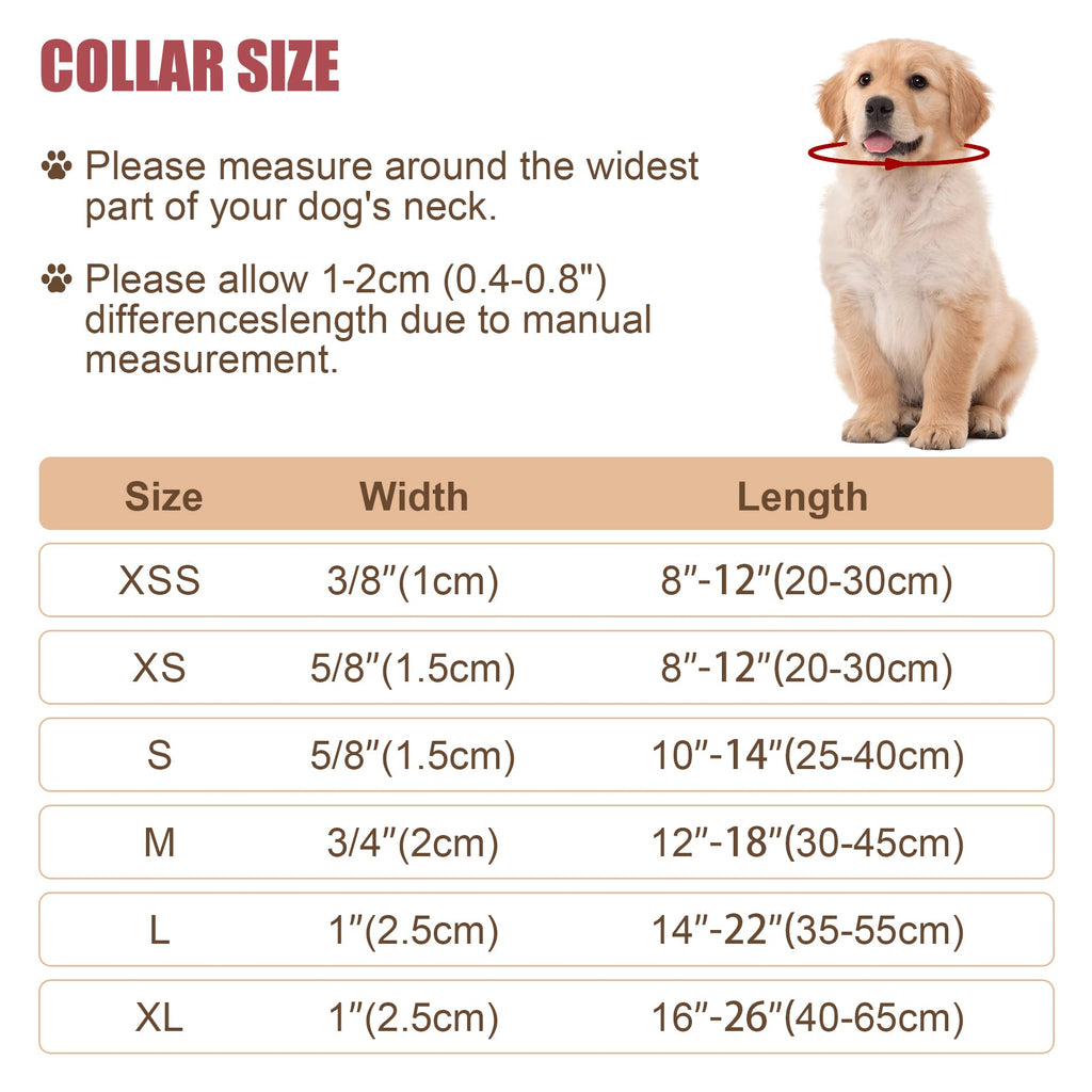Reflective Adjustable Pink Dog Collar K1472