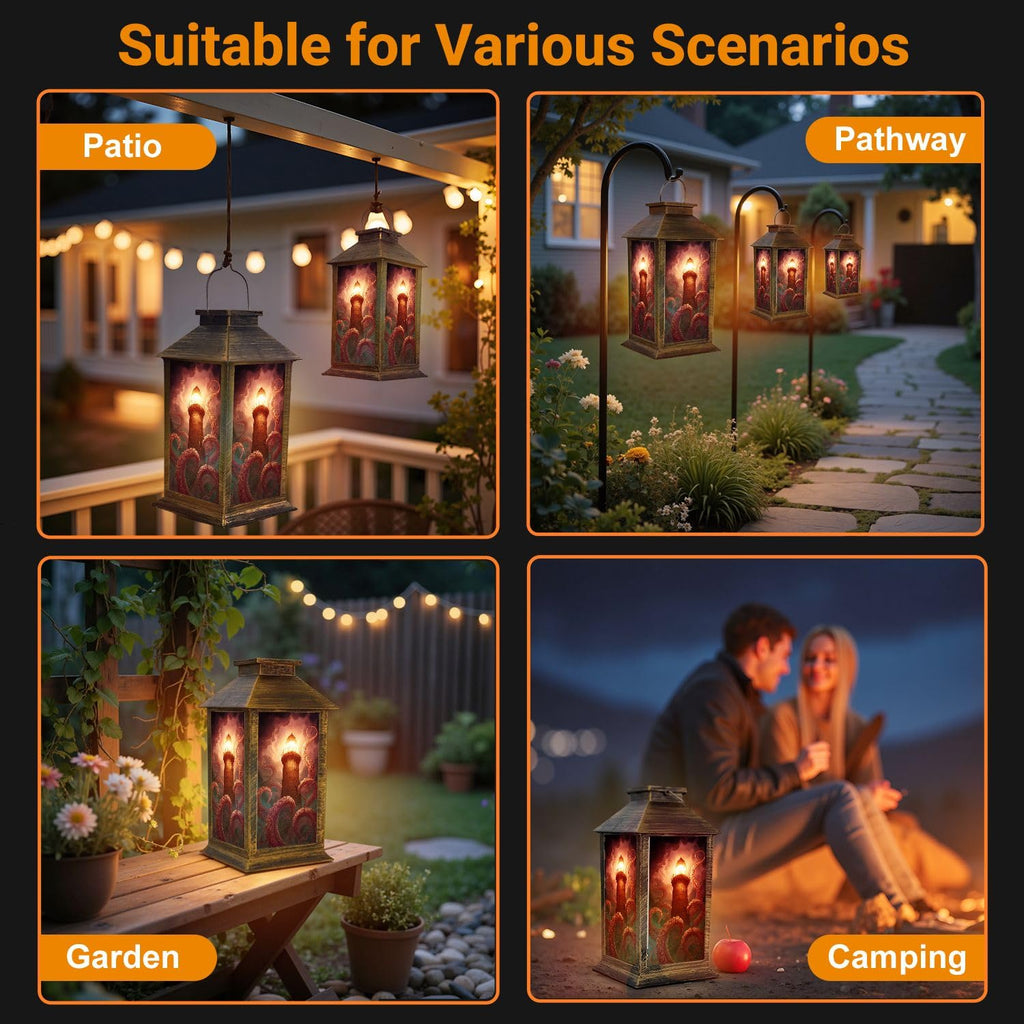 Solar Outdoor Hanging Lantern W6763