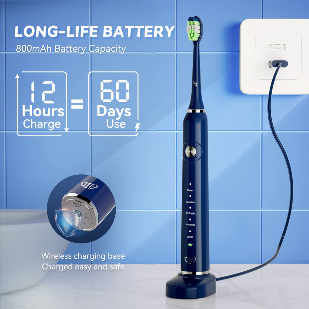 Electric Toothbrush with 5 Modes & Smart Timer C2716