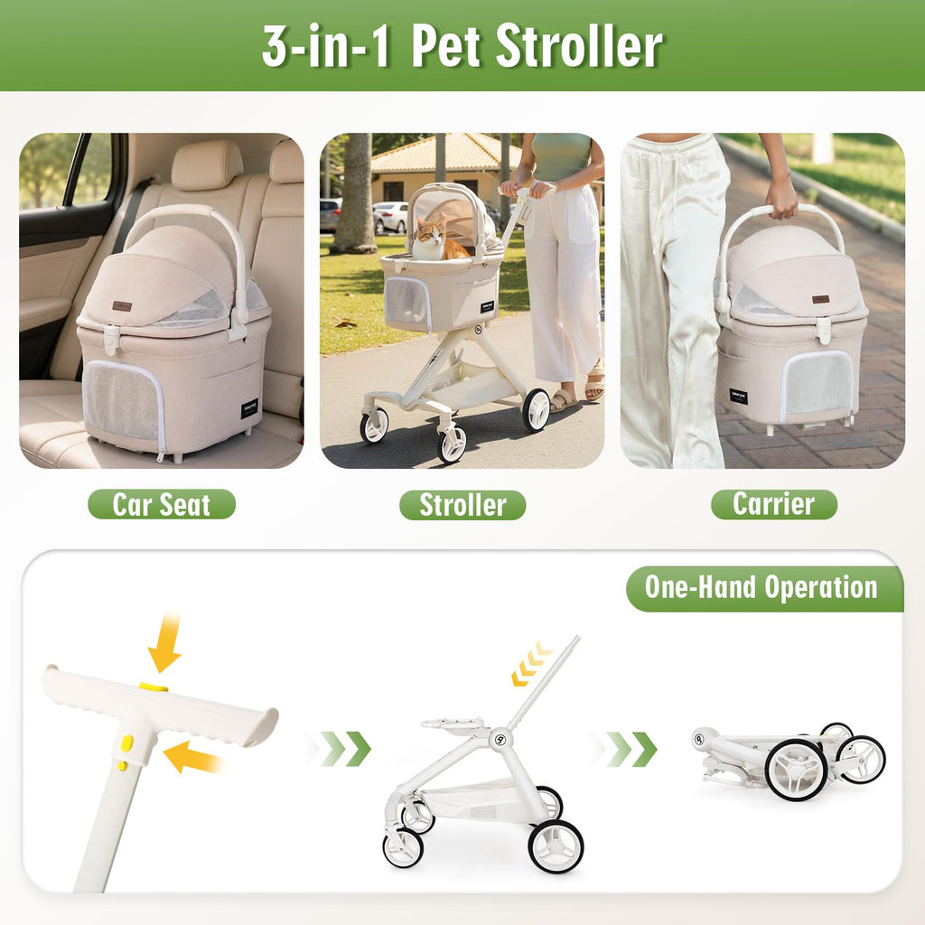 Pet Stroller for Small Dog & Cats R88306