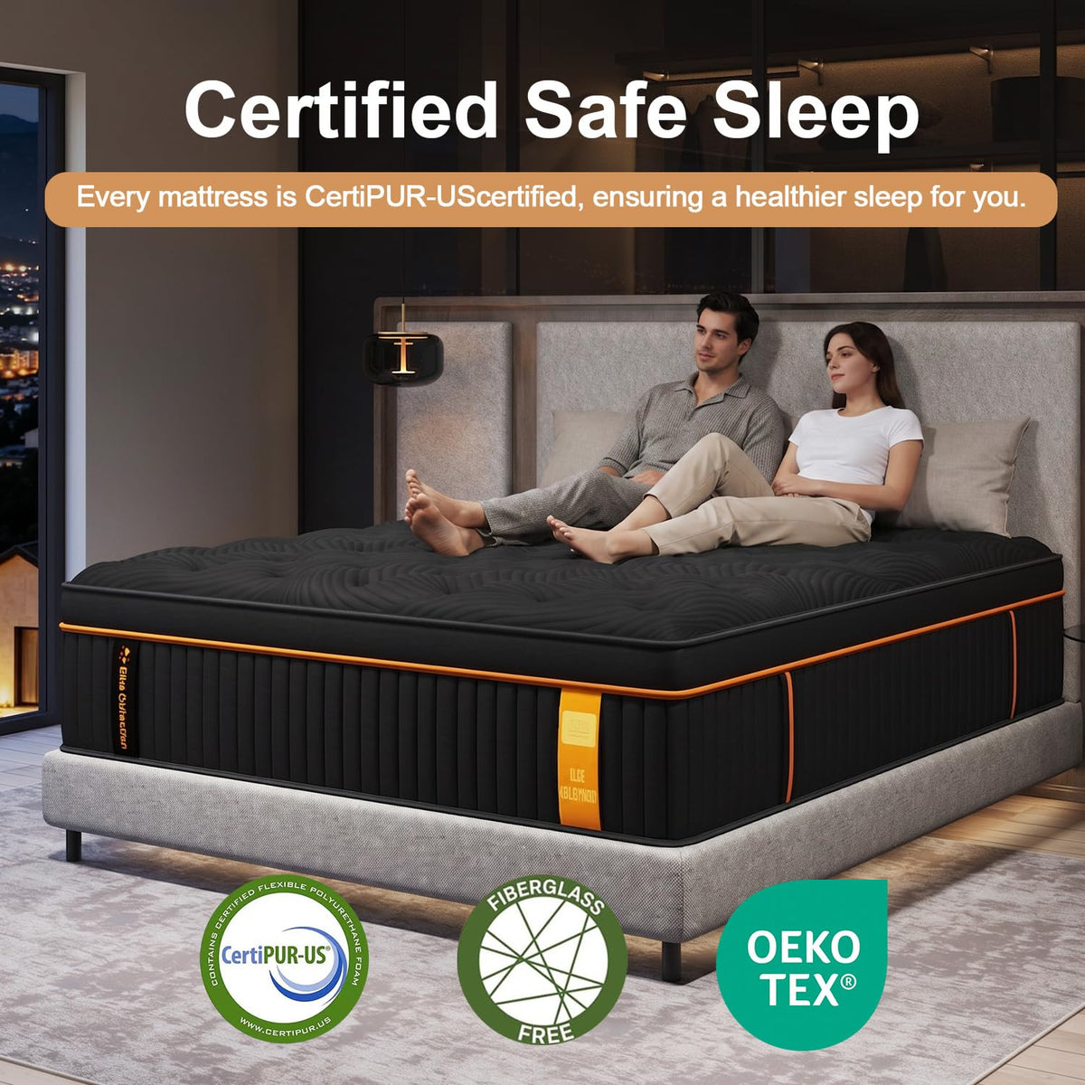 Full Size 14 Inch Hybrid Mattress J248134