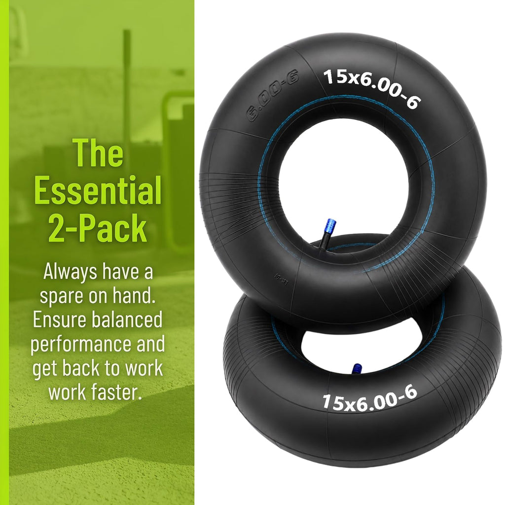 15x6.00-6 Inner Tube 2 Pack with TR-13 Valve Y255