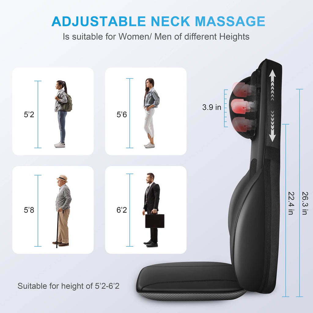 Shiatsu Neck Back Massager with Heat I545050