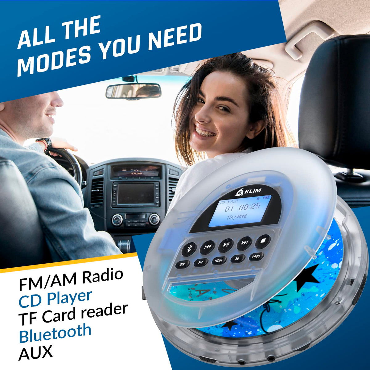 Portable CD Player with Headphones S6310