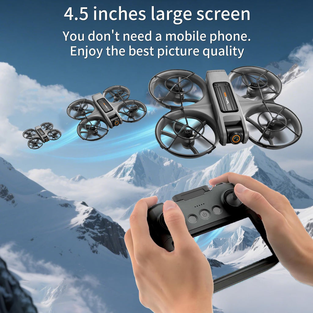 4.5-inch HD Screen Remote Control Drone with 2K Dual Cameras S7134