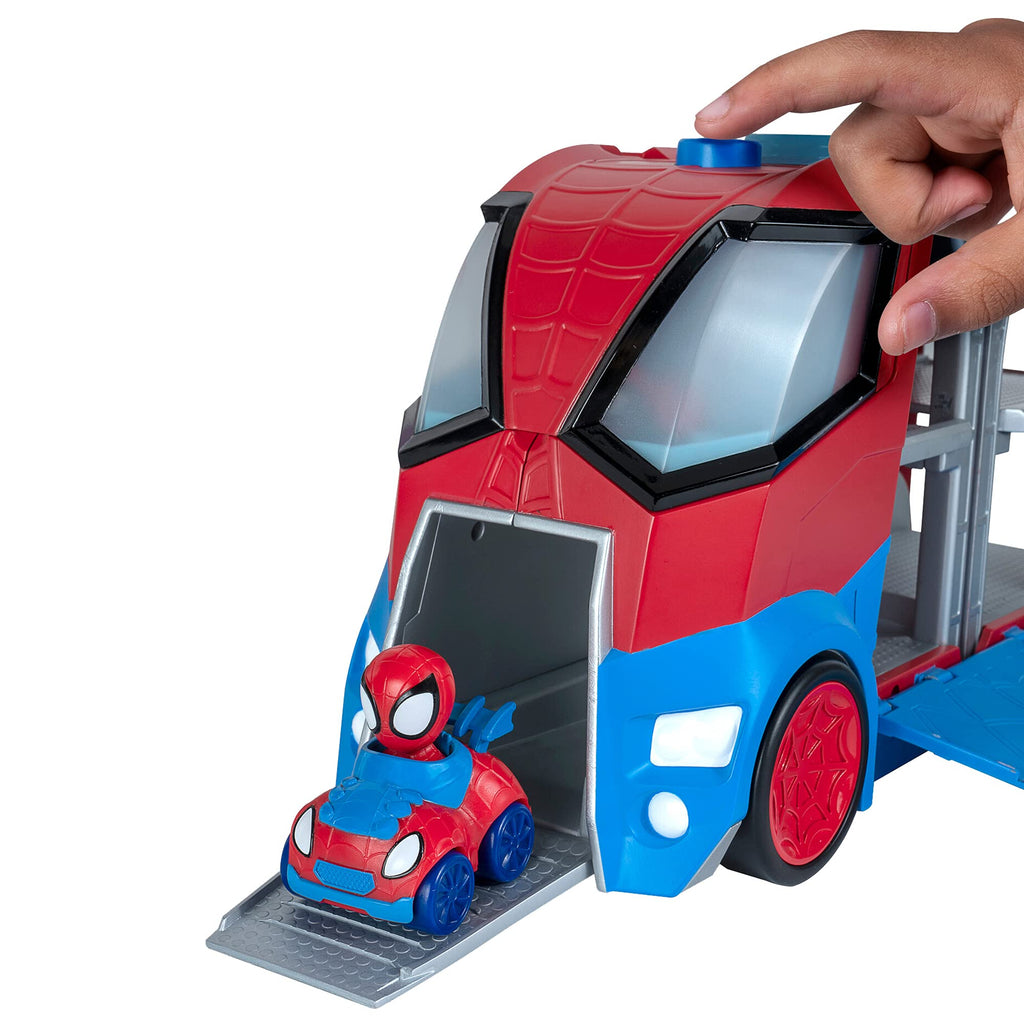 Lights & Sounds Feature Vehicle with 3 Mini Vehicles V51366