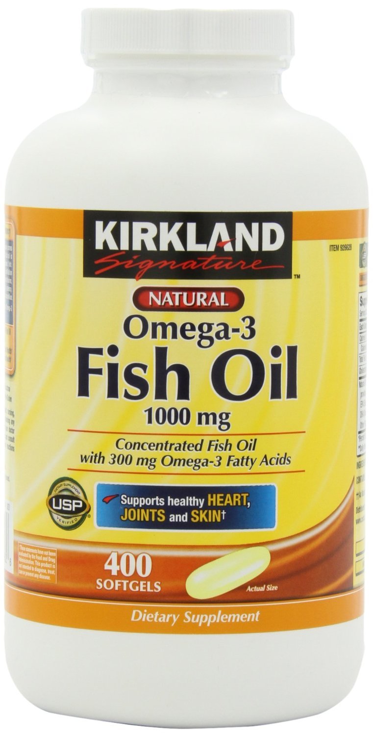 Fish Oil 1000 mg 400 Softgels 3 Pack H47576