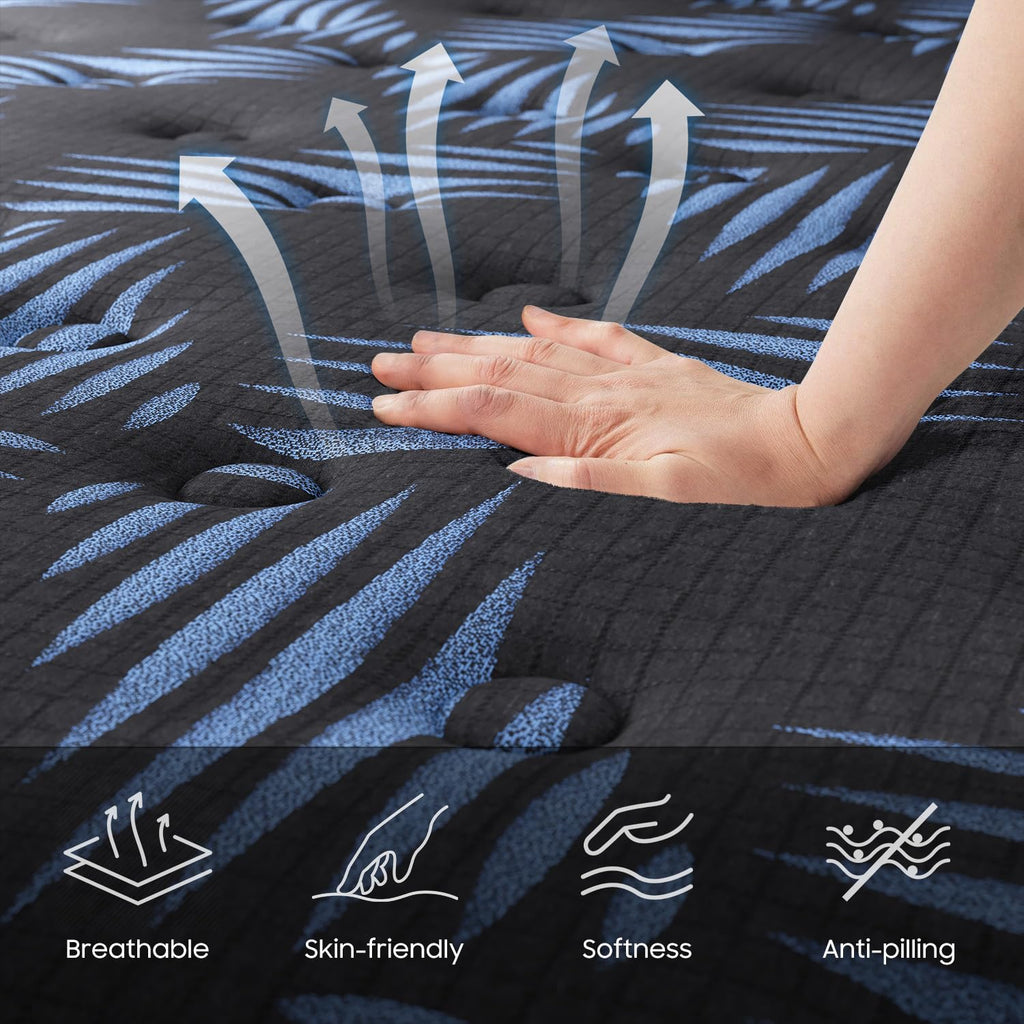10 Inch Full Medium Firm Hybrid Mattress in a Box L507