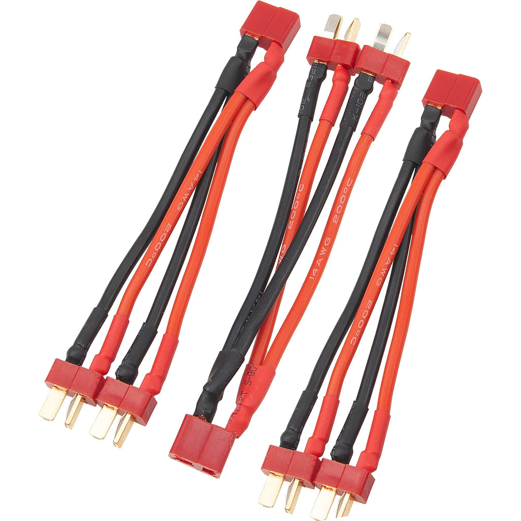 14 AWG Silicone Wire 1 Female to 2 Male Y Splitter Cable B969395