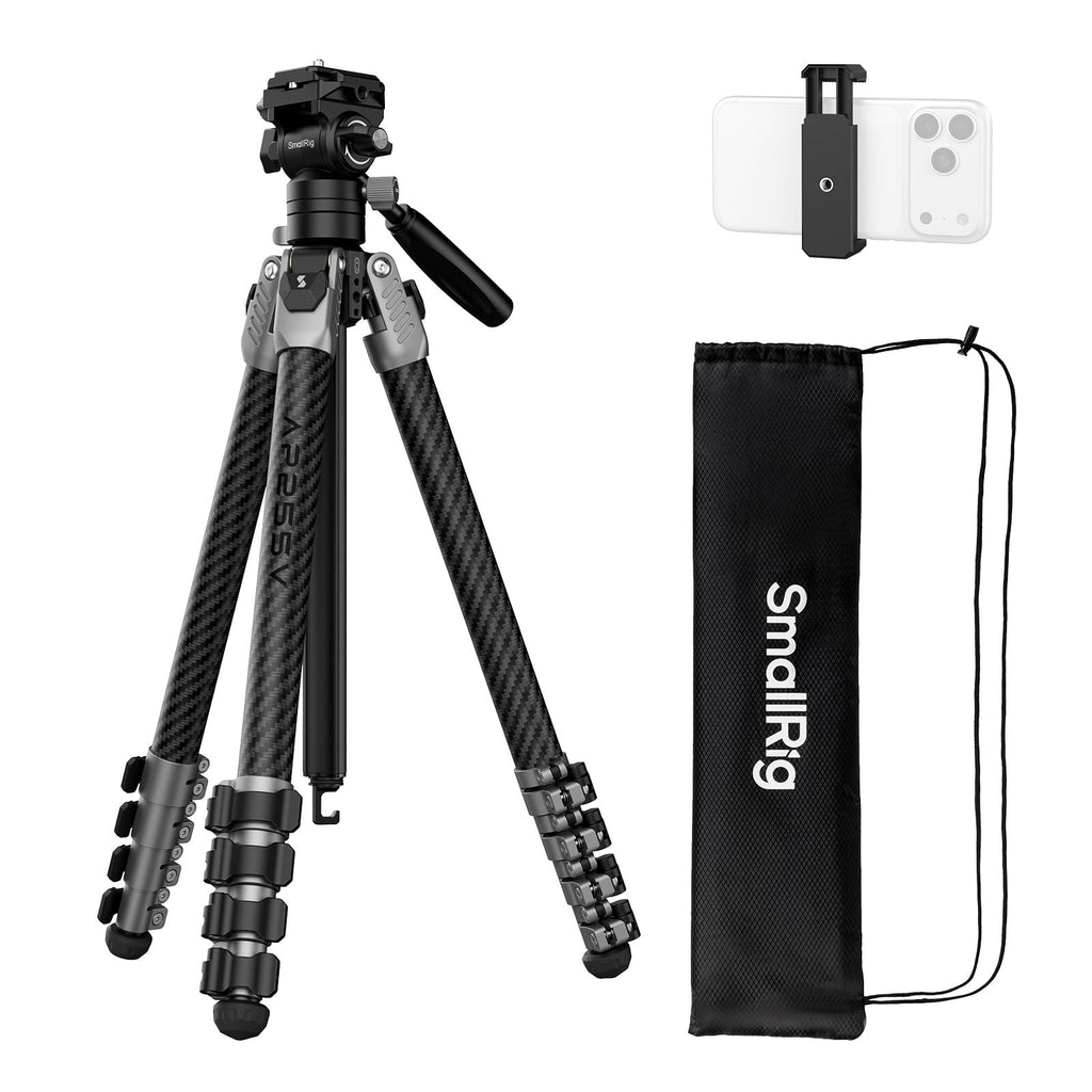 Carbon Fiber Video Tripod with Fluid Head P3573