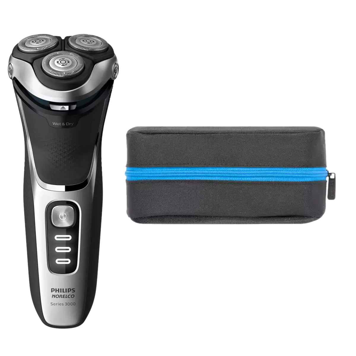 Cordless Rechargeable Wet & Dry Electric Shaver with Pop-up Trimmer R962