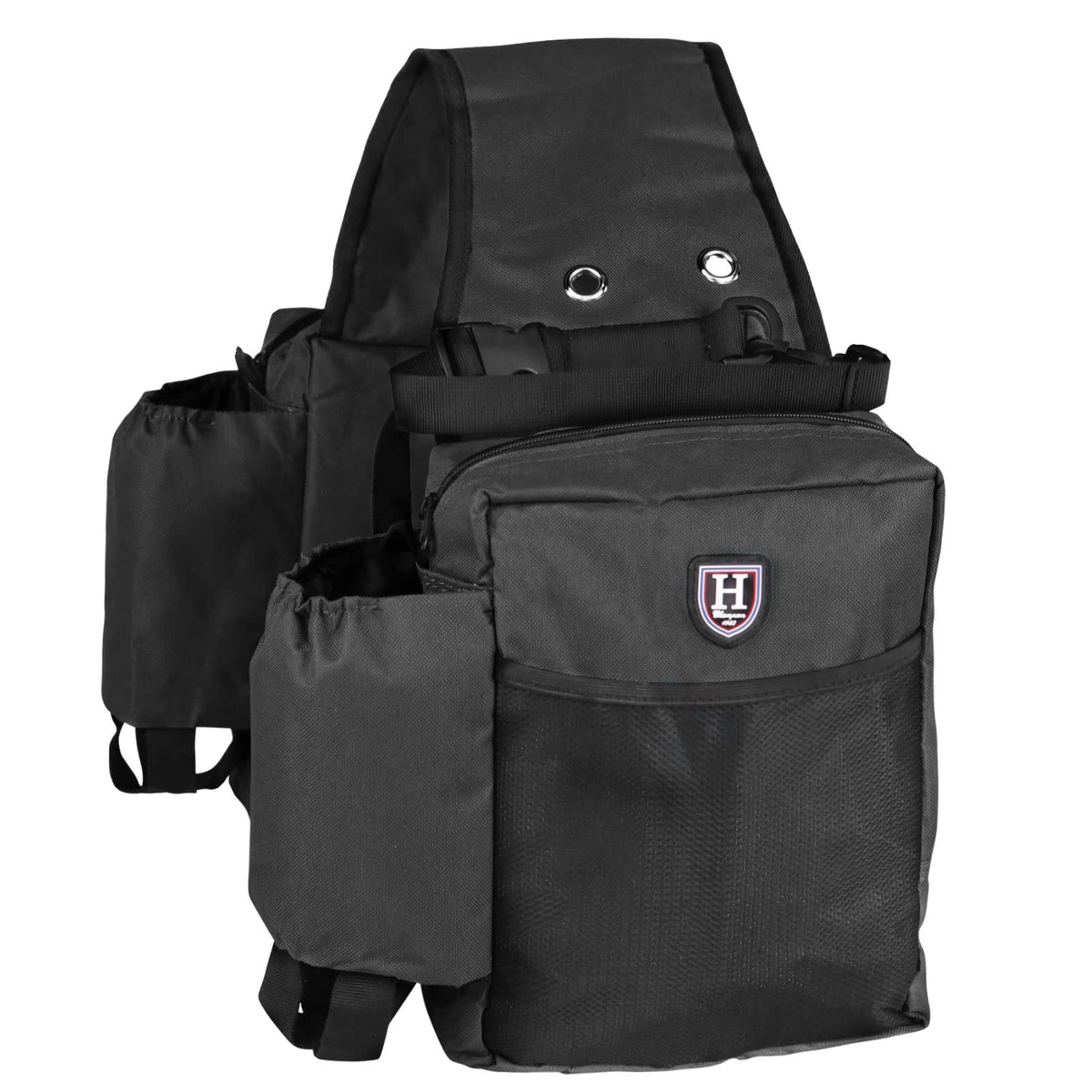 Nylon Western Saddle Bag Black V315324