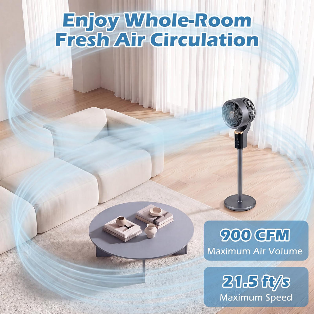 Compact Oscillating Standing Fan G299998