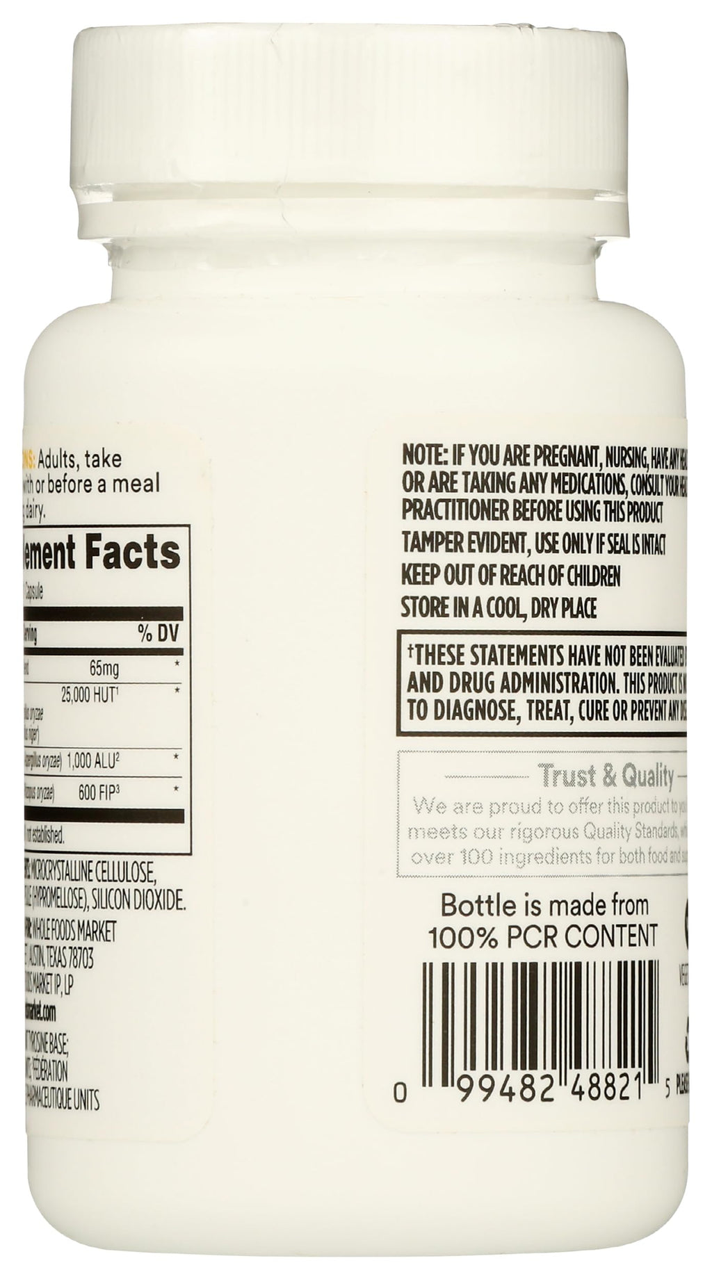 Dairy Digestive Enzymes 60 Count U6818