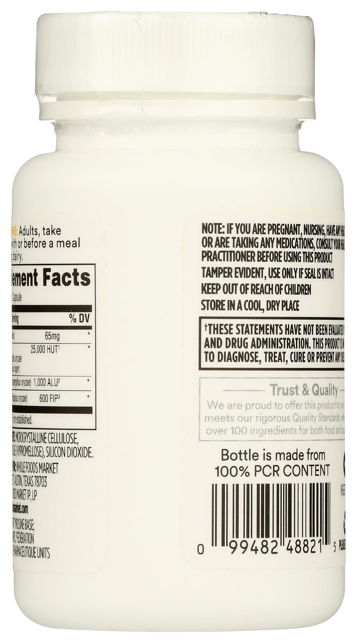 Dairy Digestive Enzymes 60 Count U6818
