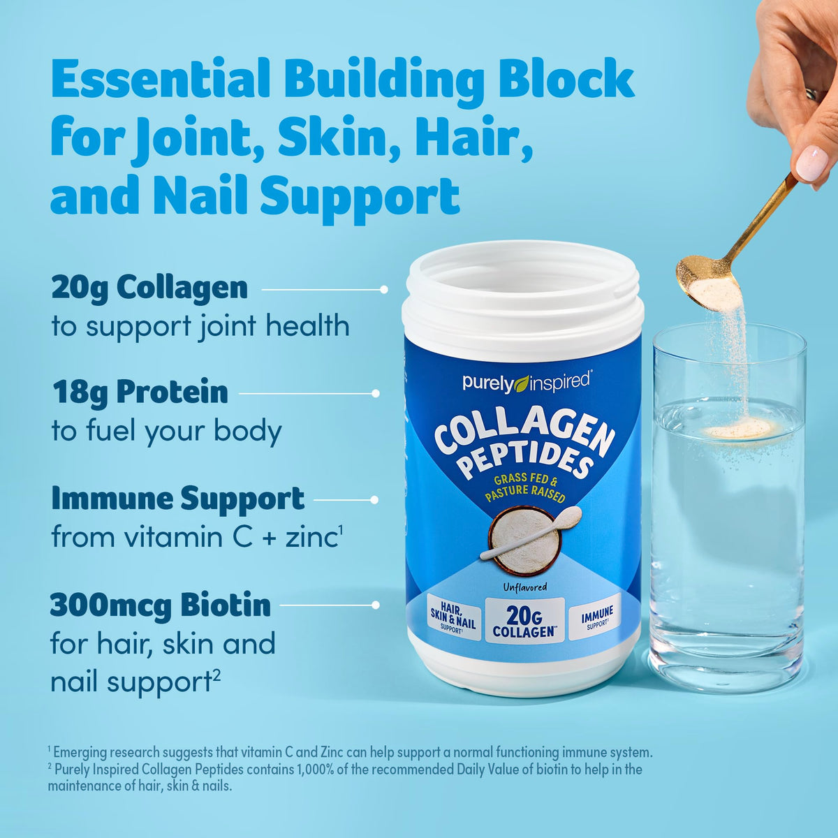 Collagen Powder Unflavored 20 Servings Y281