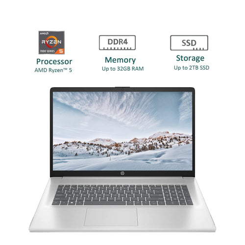 17.3" Full HD Laptop AMD Ryzen 5 32GB RAM 1TB SSD Natural Silver Y196941