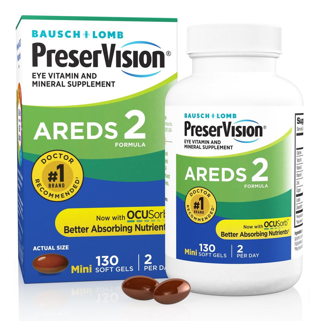 Lutein Zeaxanthin Eye Vitamins 130 Softgels D461147