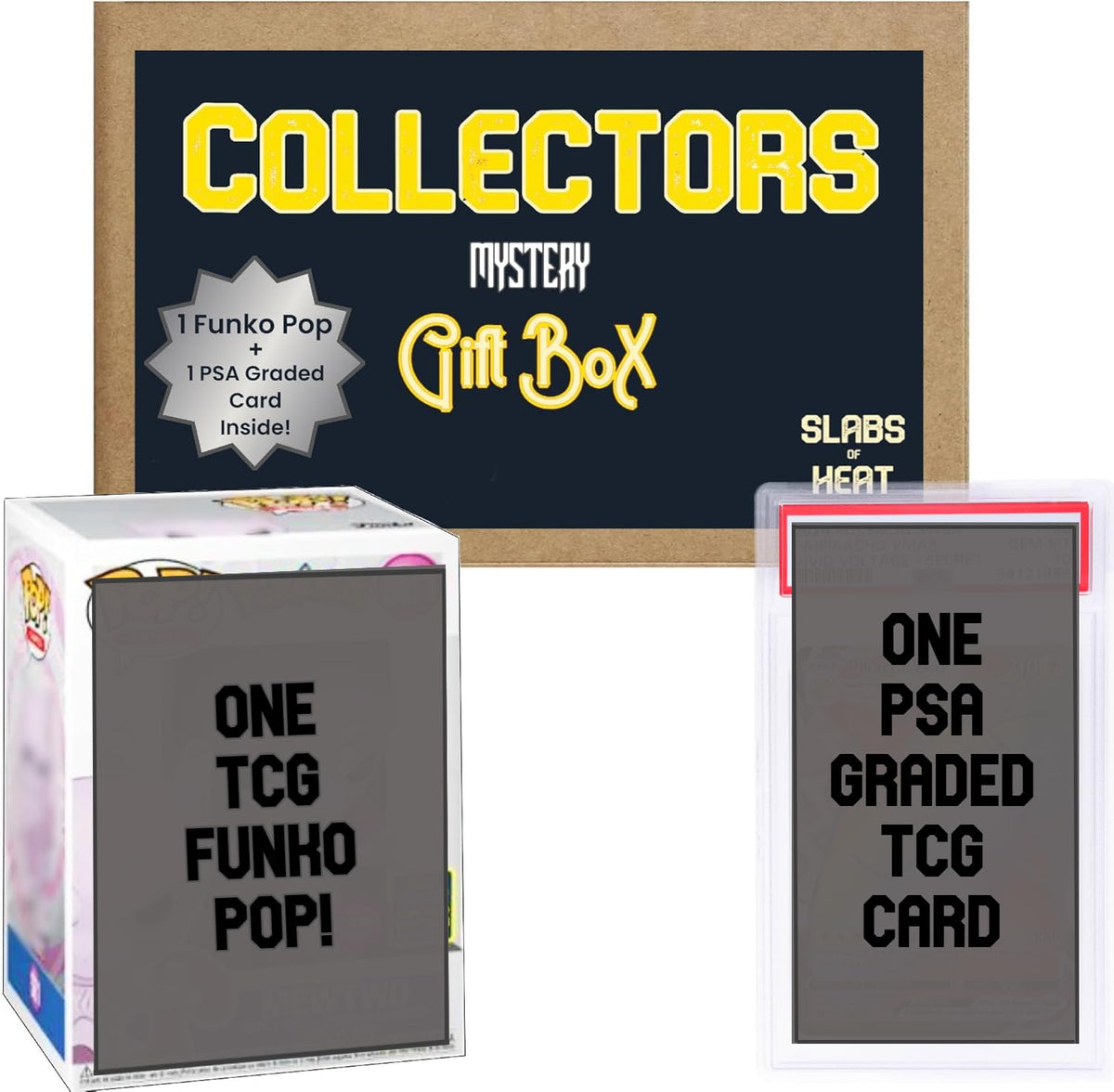 TCG Collector's Gift Box with PSA Graded TCG Card & Funko Pop F46718