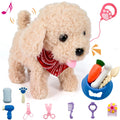 Interactive Walking Plush Puppy Toy D8086