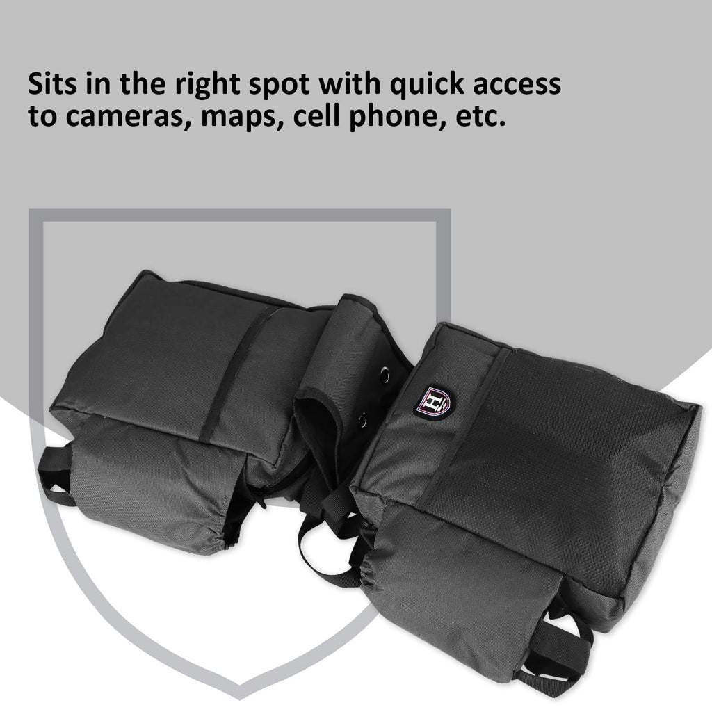 Nylon Western Saddle Bag Black V315324