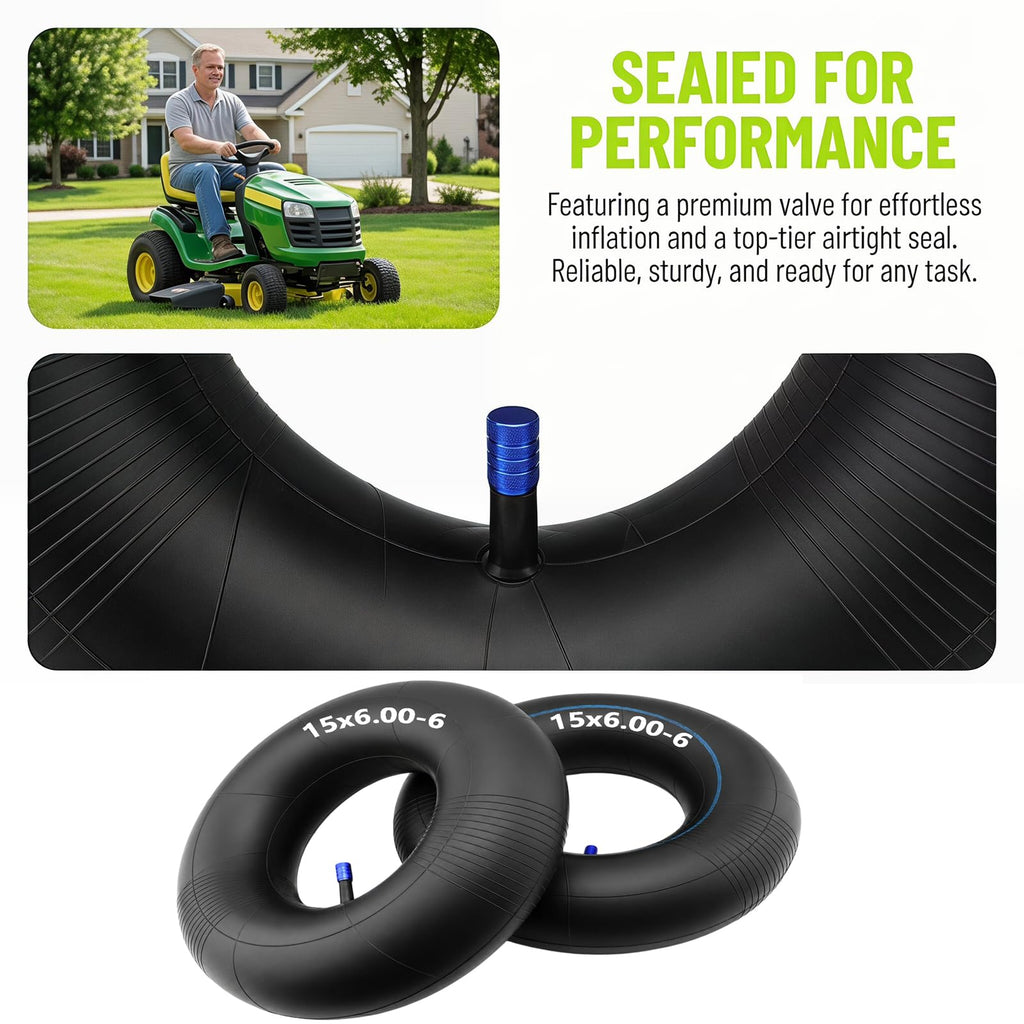 15x6.00-6 Inner Tube 2 Pack with TR-13 Valve Y255